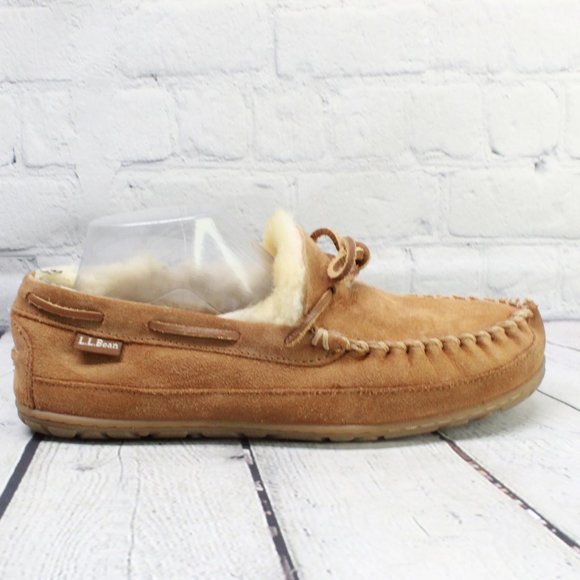 ll Other - LL BEAN Wicked Good Lined Mocs Slippers Size 9 W